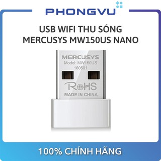 USB Wifi thu sóng Mercusys MW150US Nano - Bảo hành 24 tháng