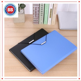 [Mã LIFEBOOK1 giảm 30K đơn 150K] [Giá rẻ nhất] Cặp tài liệu Deli nút bóng 5554, cặp văn phòng, cặp 6 ngăn, cặp học thêm