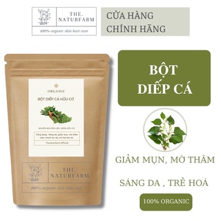 Bột Diếp Cá sấy lạnh 100% Organic , Mặt nạ diếp cá hữu cơ giảm mụn, trắng da, mờ thâm sạm
