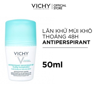 Lăn khử mùi và khô thoáng vùng da dưới cánh tay 48H Vichy Anti-Transpiration 50ml