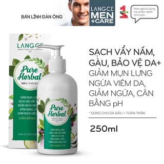 TẮM GỘI SẠCH VẨY NẤM, GÀU LANGCE BẢO VỆ+ DA dành cho NAM