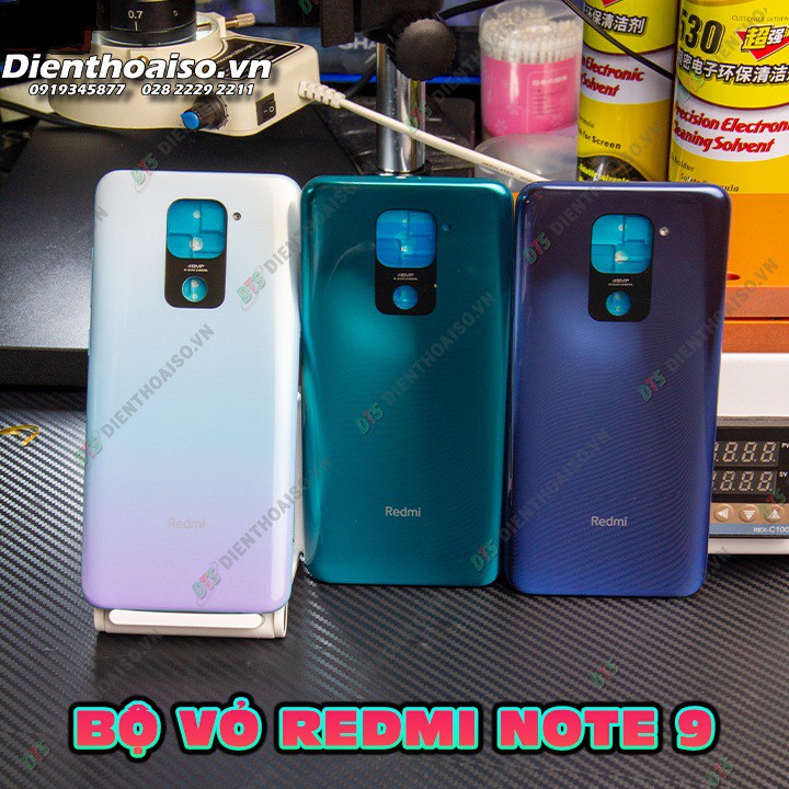 Bộ vỏ linh kiện thay thế  thay thế  thay thế XM redmi note 9