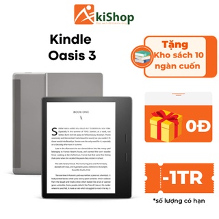 Máy đọc sách Kindle Oasis 3 + cover ngẫu nhiên giảm ngay 100k chính hãng cao cấp Akishop