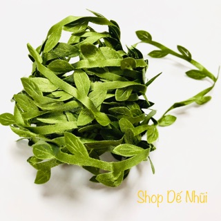 Dây Vải Ribbon Hình Chuỗi Lá