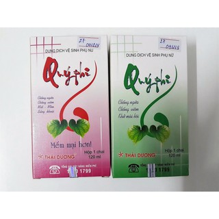 Dung dịch vệ sinh phụ nữ Quý Phi 120ml - Chính hãng Sao Thái dương