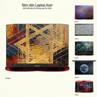 Skin dán Laptop Acer in hình Tấm Khiên David - lsm048 (inbox mã máy cho Shop)