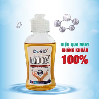 GEL RỬA TAY KHÔ KHÁNG KHUẨN NANO BẠC DR.ELO – LÀM SẠCH DA, LÀM DỊU DA, KHỬ MÙI HÔI (90ML)