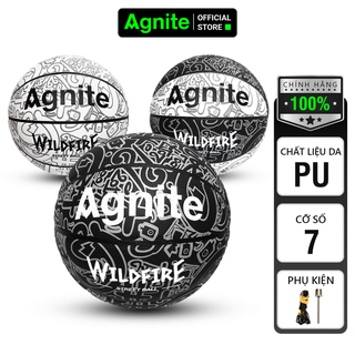 Bóng rổ đường phố Agnite số 7 da PU cao cấp,  đạt tiêu chuẩn, hàng chính hãng , thiết kế độc lạ siêu cá tính  - F1166