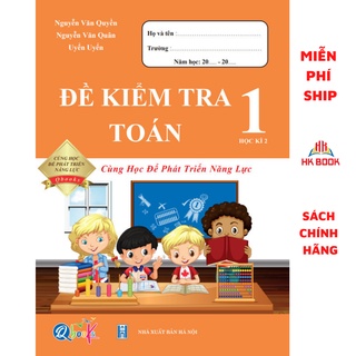 Sách - Đề kiểm tra Toán lớp 1 - Học kì 2 (Cùng học để phát triển năng lực) - 1 cuốn