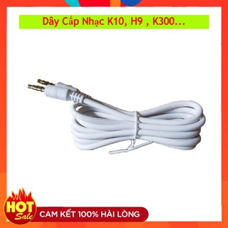 Dây Lấy Nhạc Sound Card K10 , H9 , K300 Hàng Loại 1 . Dây Cắm Cực Chuẩn 2 Đầu 4 Khấc