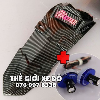 Bộ đuôi dè fz cacbon Exciter 150 có đèn và Xinhan led 2 tầng - dè fz ex 150 chắn bùn và xi nhan
