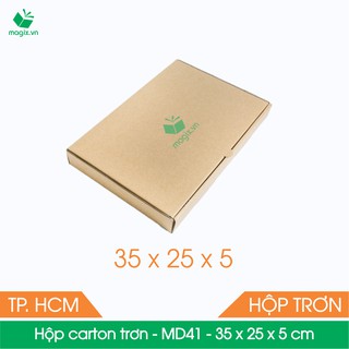 MD41 - 35x25x5 cm - 50 Thùng hộp carton trơn đóng hàng