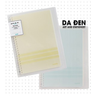 [DA ĐEN] KLONG Sổ Dot Grid File Nhựa Kẹp Còng B5 - 40 tờ ; MS: 545