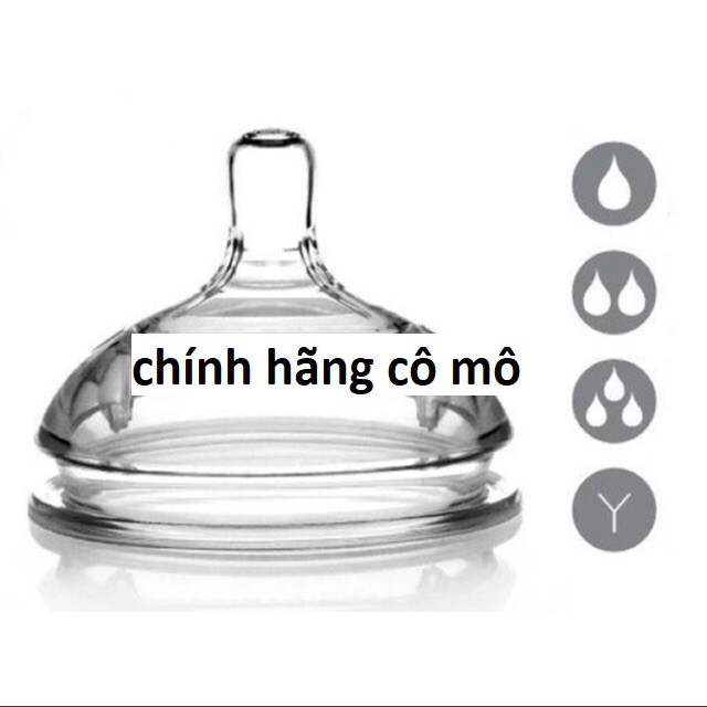 Núm ty bình sữa Como 1 cái
