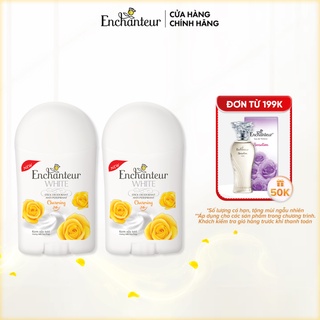 Combo 2 Sáp khử mùi trắng da Enchanteur Charming 40g/chai