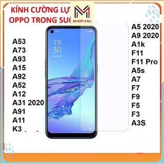 Cường lực Ceramic Cho Oppo A1k/A3s/A5s/F1s/F3/F5/F7/F9/F11/F11 pro/A31/A91/Reno 3/A5 2020/A9 2020/A15/A15s Full màn 98%