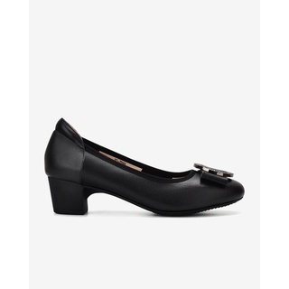 Giày cao gót nữ Zuciani mũi hạnh nhân thiết kế nơ da đính đá  thanh lịch cao 5cm  - GZD56