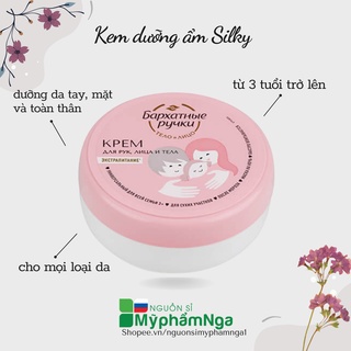 Kem dưỡng ẩm Silky dùng cho mặt và toàn thân, cho cả gia đình