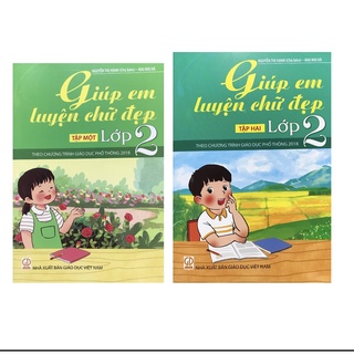 Sách - Combo Giúp em luyện chữ đẹp lớp 2 tập 1 + tập 2 ( Theo chương trình giáo dục phổ thông mới 2018 )