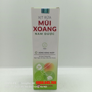 XỊT RỬA MŨI XOANG NAM DƯỢC - Xịt sạch thông mũi, ngăn ngừa và giảm viêm mũi xoang