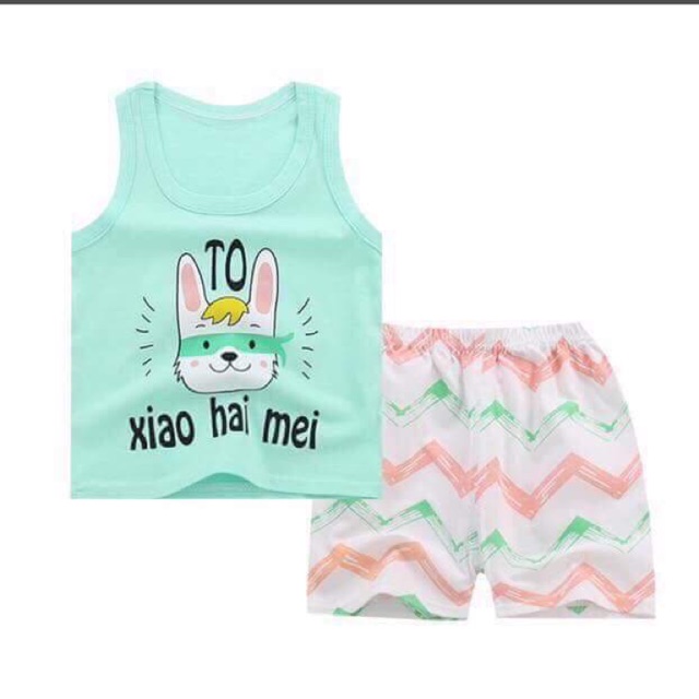 Combo 5 bộ ba lỗ cho bé