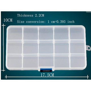Hộp chia thuốc 15 và 36 ô, Hộp đựng trang sức 15 ô