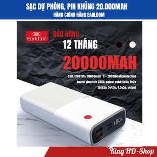 Sạc dự phòng Earldom 20.000 mAh PD – 05