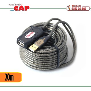 Dây nối dài USB 20m có IC khuếch đại Unitek Y262