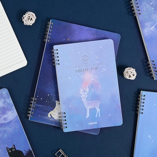 Sổ gáy lò xo size A5/160 trang. Sổ tay ghi chép mẫu bìa xinh xinh độc đáo thích hợp làm bullet journal, planner