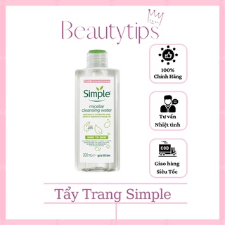 Nước Tẩy Trang Simple Micellar Cleansing Water 200ml