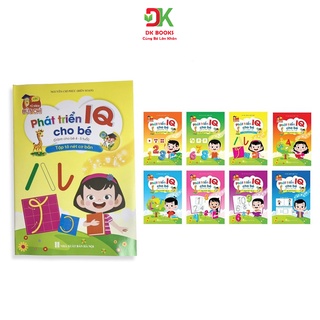 Sách - Tập Tô Phát Triển IQ Dành Cho Bé 4-5 Tuổi (Bộ 8 Quyển)