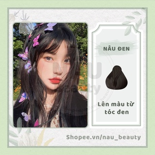 ( KHÔNG TẨY ) MÀU NÂU ĐEN