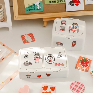 [FREESHIP 50K] Hộp Đựng Phụ Kiện Nhỏ Để Bàn Tiện Lợi Tặng Kèm Sticker