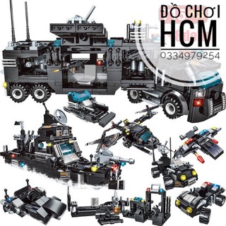 [100-160 CHI TIẾT] Hộp đồ chơi lego lắp ráp xếp hình xe tăng, xe công trình, máy bay, xe ô tô cho bé thích mô hình XE