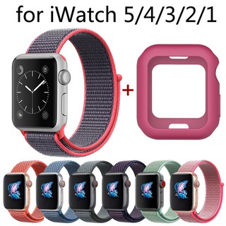 Dây Đeo Nylon Thể Thao Thoáng Khí Thay Thế Cho Đồng Hồ Thông Minh Apple Watch Series 1 / 2 / 3 / 4 / 5 44mm 42mm 40mm 38mm