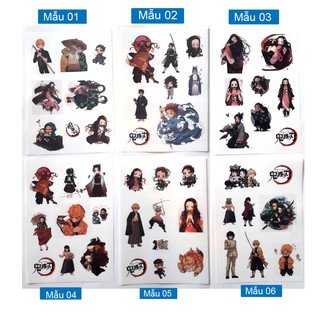 Sticker / hình dán anime Diệt Quỷ Cứu Nhân / Kimetsu No Yaiba