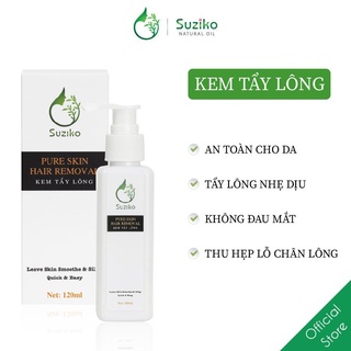 Kem tẩy lông Suziko cho vùng nách, chân, tay 120ml an toàn và không gây kích ứng