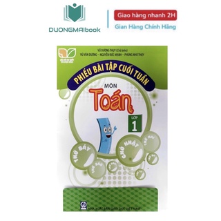Sách Phiếu bài tập cuối tuần môn toán lớp 1 (Kết nối tri thức)