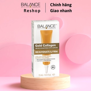 Kem Mắt Tái Tạo Và Dưỡng Da Mắt Balance Active Formula Gold Collagen Rejuvenating eye 15m