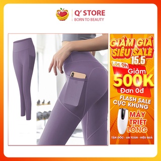 Quần Legging Nữ Nâng Mông HOT Co Giãn 4D, Túi Xinh Siêu Hot Chất Đẹp, Siêu Bền, Mặc Cực Thích