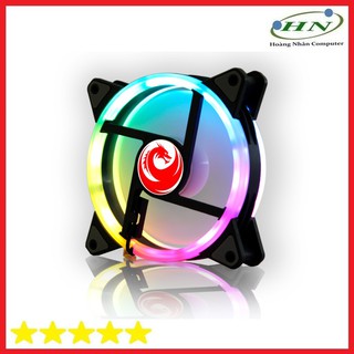Fan LED RGB RED DRAGON V8/2018