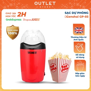 [Mã SKAMSALE03 giảm 10% đơn 200k] Máy Làm Bắp Rang Bơ TEXET PM-40 Nồi Nổ Bỏng Ngô Đậu Caramel Mini Gia Đình Bằng Điện