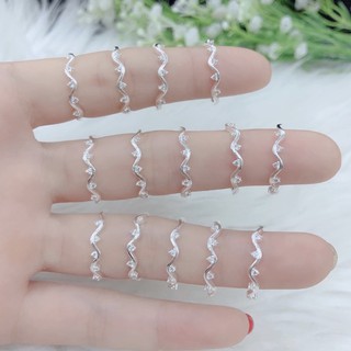 Nhẫn nữ bạc ta đính đá giá huỷ diệt - Vàng Bạc Khải Khải