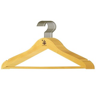 Bộ 10 Máng Áo Thẳng Gỗ Đức Thành 08061