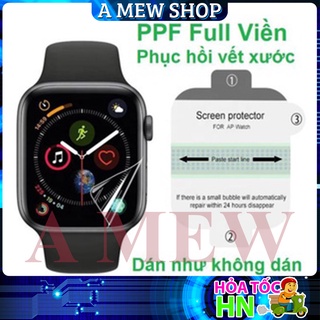 Miếng dán dẻo skin PPF A.p.p.l.e Watch phục hồi trầy xước size 38 40 42 44 41 45mm - A MEW