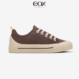Giày Sneaker Vải Nữ DINCOX C20 Nữ Tính Sang Trọng Chocolate