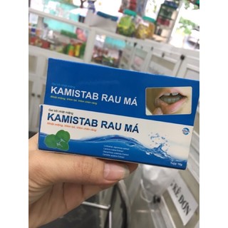 Kem bôi nhiệt miệng, viêm lợi, viêm chân răng  Kamistab (Kamistad) rau má_An toàn cho trẻ.