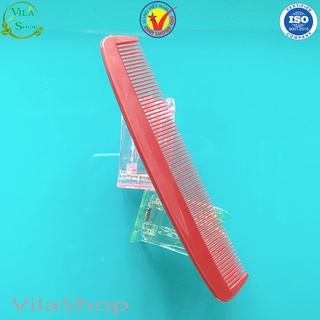 Lược Chải Tóc, Lược Bỏ Túi Đa Năng Chất Liệu Nhựa ABS Bóng - Màu Đỏ Mận Rất Tiện Lợi Mang Theo Khi Đi Làm Đi Chơi