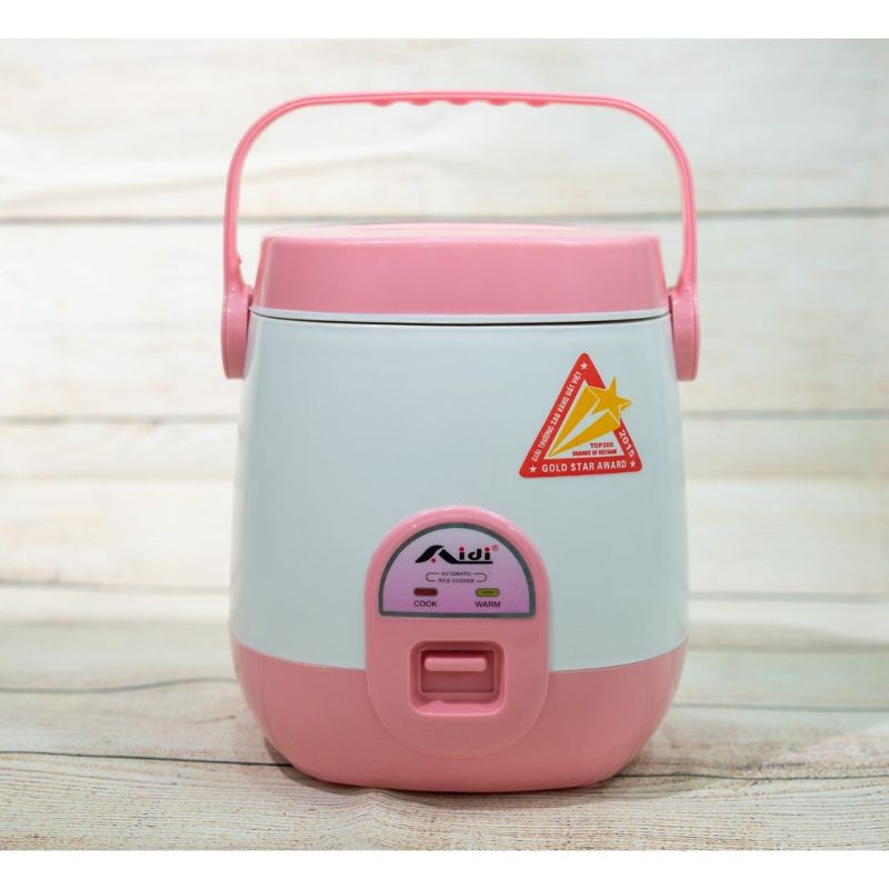 Nồi cơm điện mini Aidi 0.6l - MÀU ĐỎ