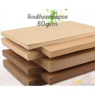 [500tờ] Giấy kraft nâu / giấy xi măng / giấy in A4 80gsm_ xuất xứ Nga